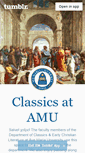 Mobile Screenshot of classics.avemaria.edu